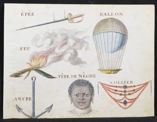 「1814年のフランスのアルファベットの本」からのイラスト、パブ。チャールズプラントファインアーツ、1814年